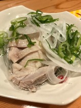 鶏と玉ねぎの冷製塩ダレ