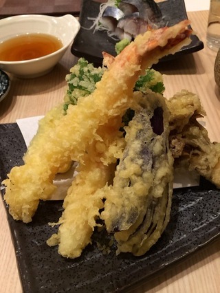 季節の天ぷら盛合せ