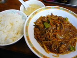 上牛肉と春雨の四川風ピリ辛炒め
