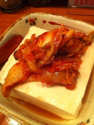 キムチ温豆腐
