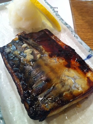 サバ塩焼き