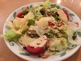 あったかポークと半熟卵のサラダ