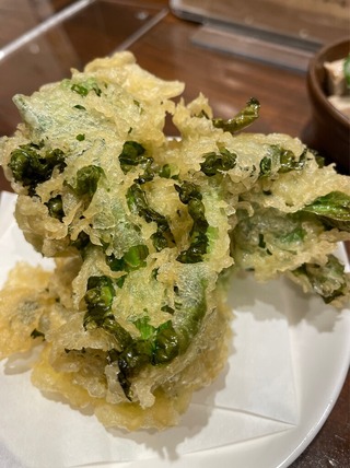 菜の花の天ぷら
