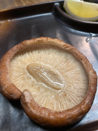 ジャンボしいたけ炭火焼き