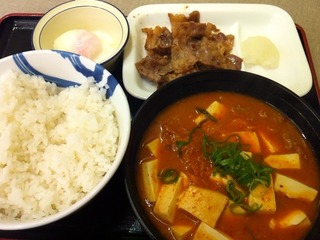 チゲカルビ焼セット