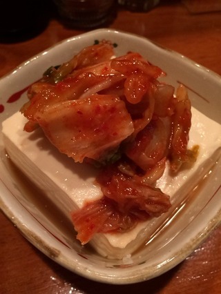 キムチ温豆腐