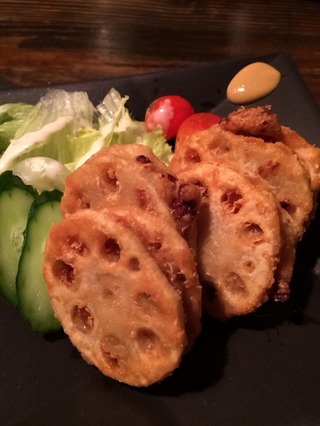 れんこん豚肉はさみ揚げ