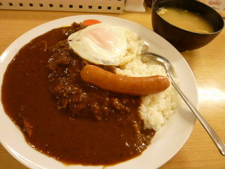 ソーセージエッグカレー