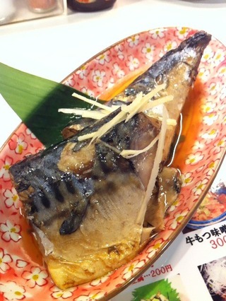 サバ煮付け