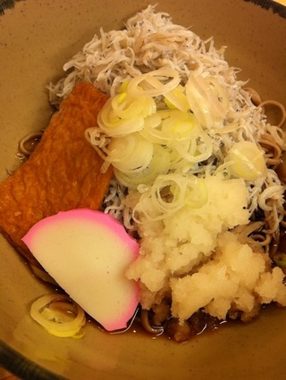釜揚げしらす蕎麦