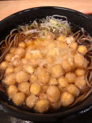 新生姜ひよこ豆天そば