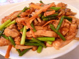 鶏肉ニンニクの芽炒め