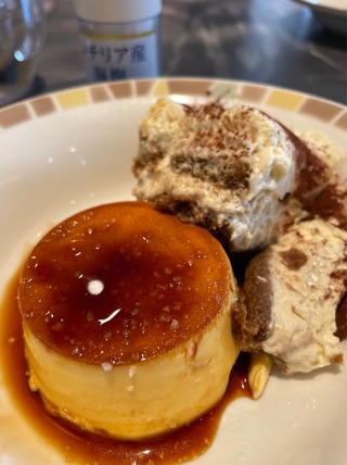 プリンとティラミスクラシコ