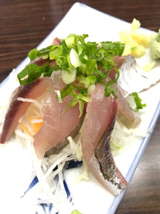 さしみアジ