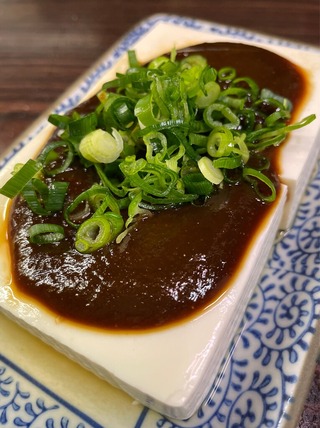 湯どうふ味噌掛け