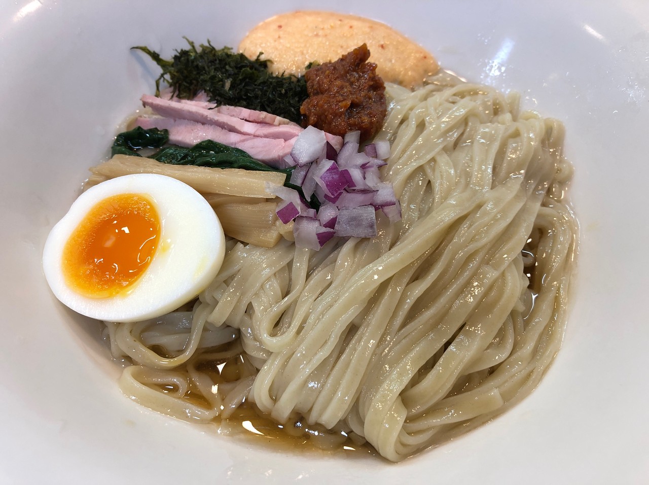 限定!冷辛麺 ガチ流コチュジャン添え@ガチ麺道場(豊川) 食メモ。~愛知&旅先B級グルメと飲み記録~ 限定!冷辛麺 ガチ流コチュジャン添え@ガチ麺道場(豊川) 食メモ。~愛知&旅先B級グルメと飲み記録~