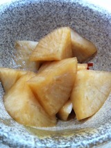 大根べっこう漬け