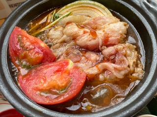トマトすき焼き御膳
