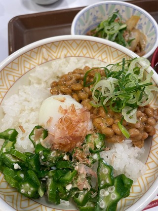 納豆まぜのっけ朝食