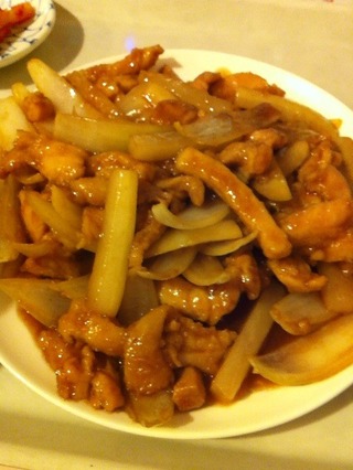 鶏肉と玉ねぎ炒め