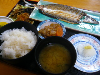さんまひらき定食
