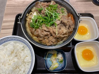 牛すき鍋膳 肉2倍盛