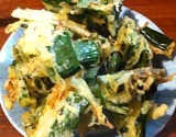 葉玉ねぎかき揚げ