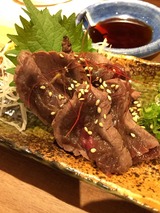 馬肉のタタキ