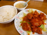 若鶏のトマトソース煮定食