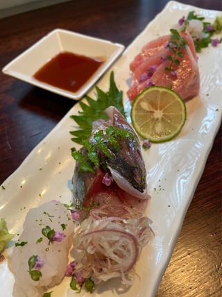 食べたいお造り三種盛
