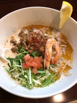 冷し豆乳海老みそラーメン