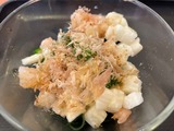 小海老と長芋のポン酢がけ