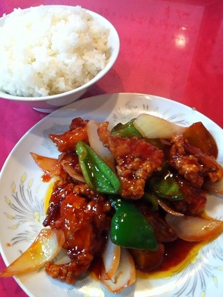 鶏肉甘酢あんかけ
