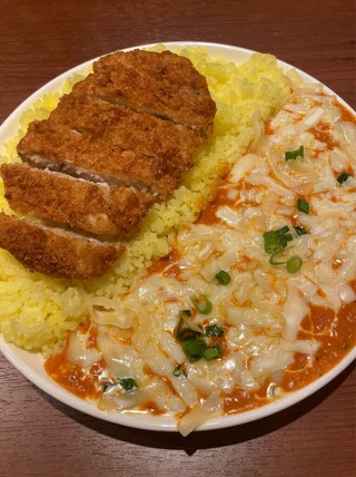 キーマポークカツカレー
