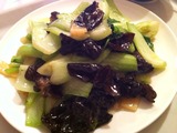 青梗菜キクラゲ炒め