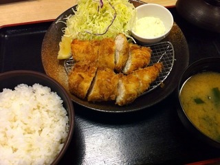 ささみカツ定食