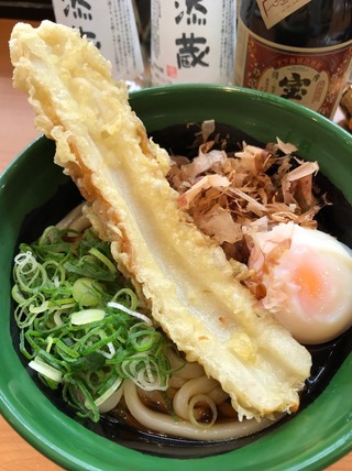 ちく天ぶっかけうどん