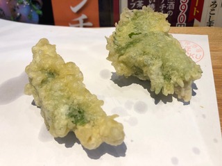 サンマ梅肉青しそ巻天
