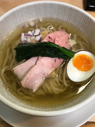 鶏そば昆布といりこの塩