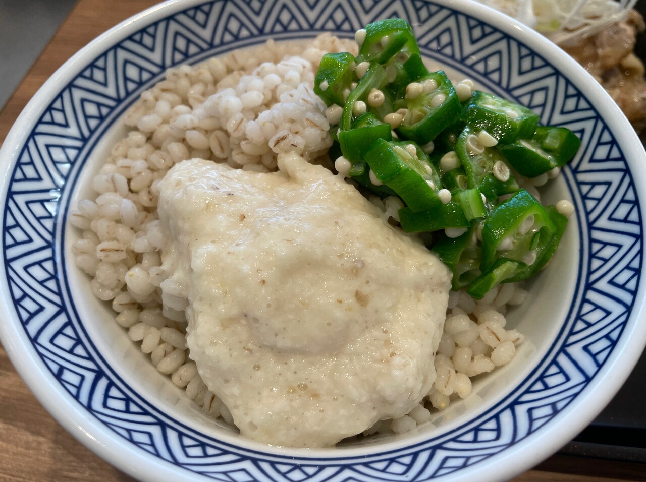 土曜の牛の日 ねぎ塩鶏皿麦とろ御膳 吉野家 豊川 食メモ 愛知 旅先b級グルメと飲み記録