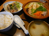 きりたんぽ鍋定食