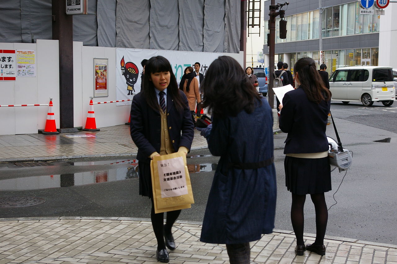 熊本地震募金活動も実施 ４月の活動 高校生１万人署名活動 岩手