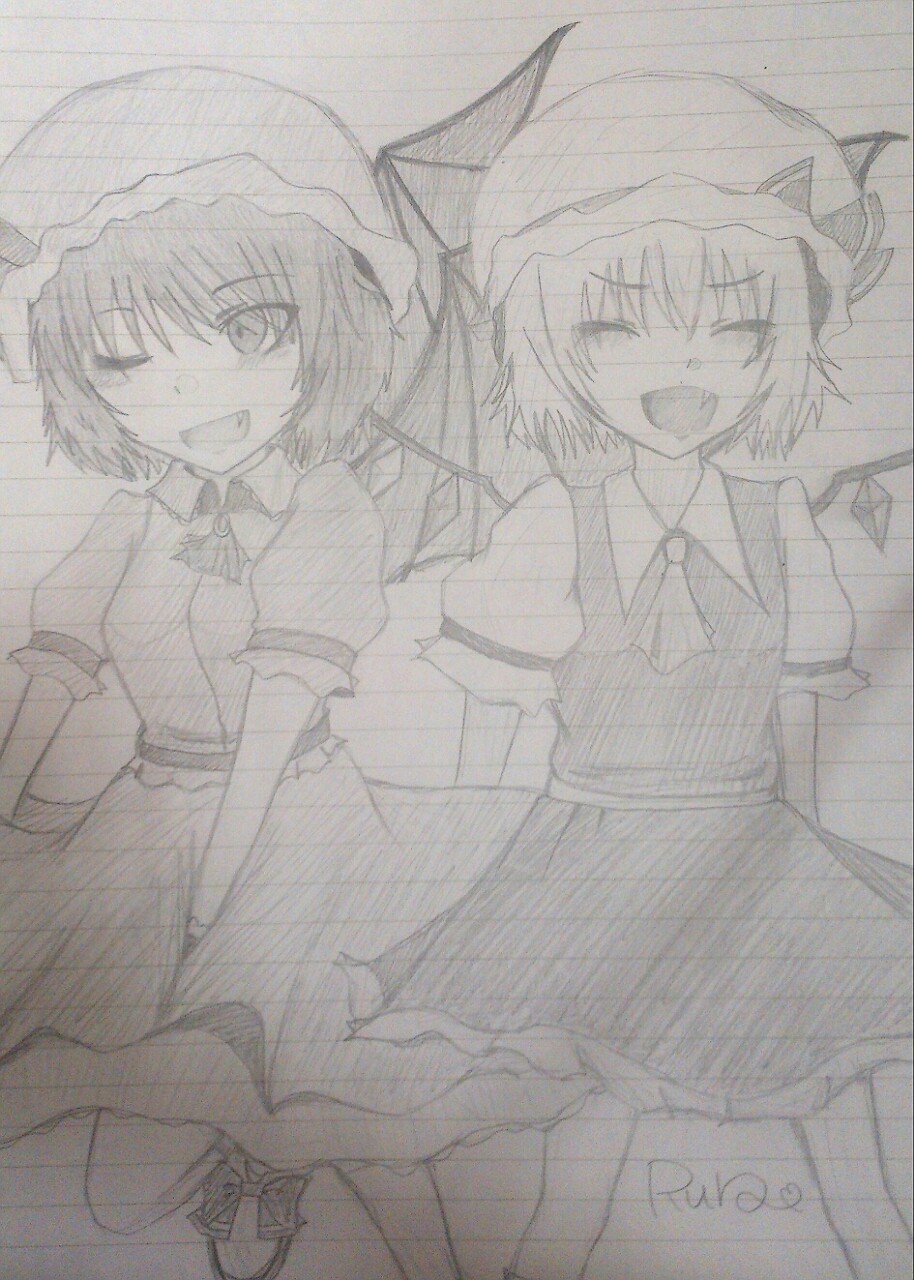 東方キャラクターを描いてみたのですよぅ W ﾄﾞﾔｯ ショラナのお部屋 W ｷﾗｯ