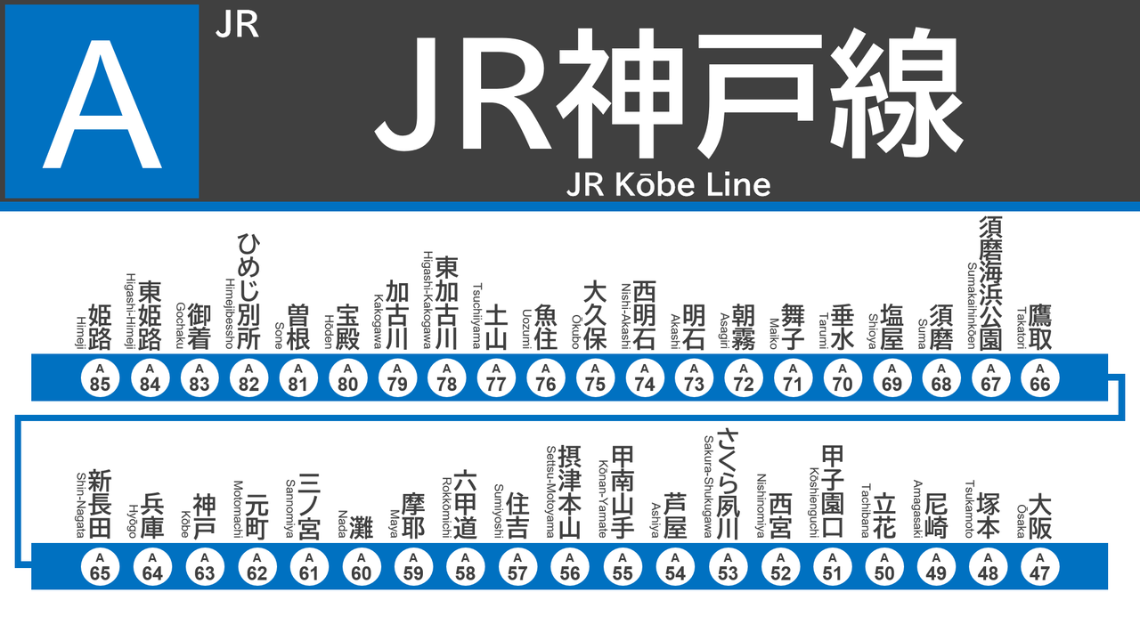 路線図）JRW_A-Kobe