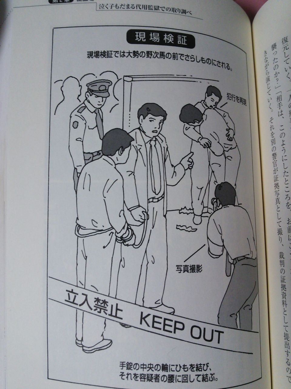 晒し者にされる現場検証 身体検査の日々