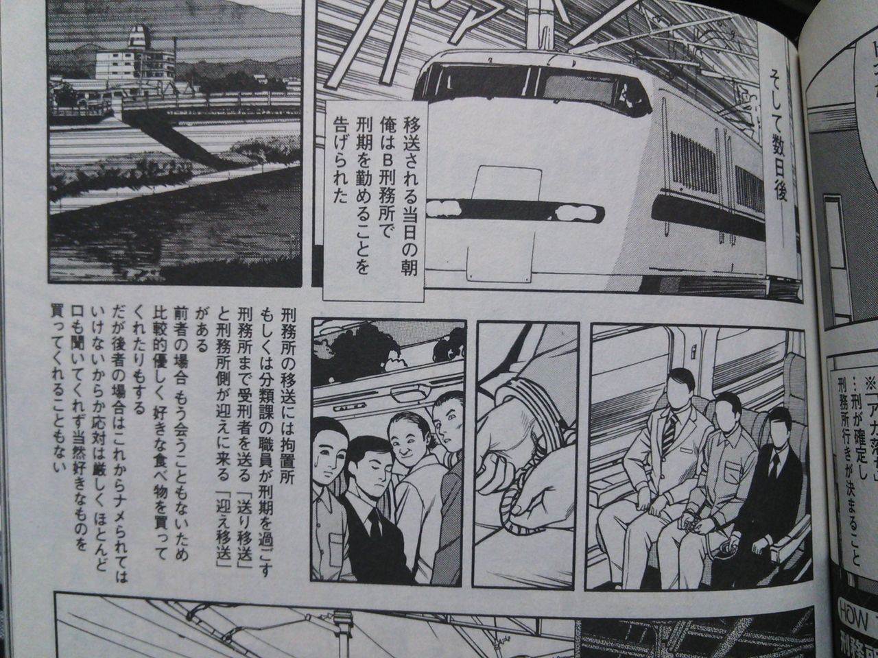 屈辱的な刑務所への護送 身体検査の日々