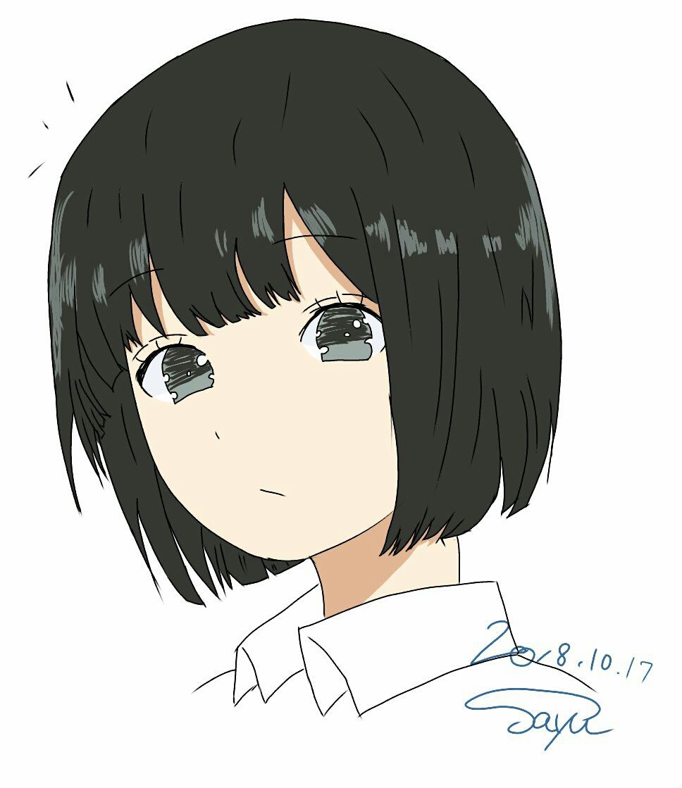 やっと頬の塗り方がわかった 笑 霧塚 咲癒の お絵描き