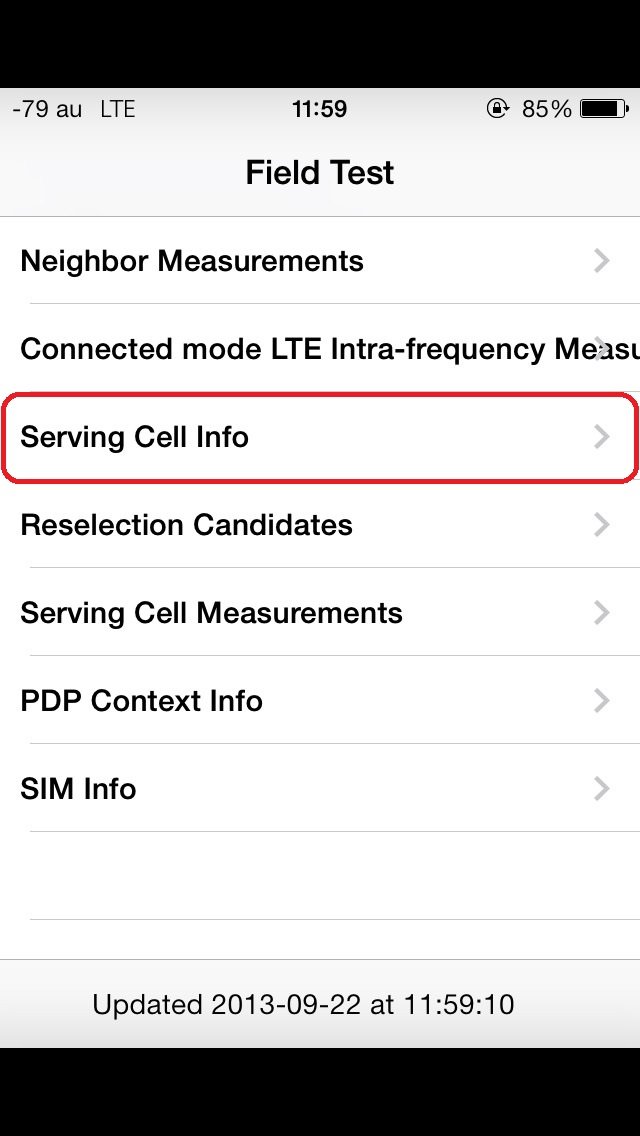 【iPhone】Feild Testを使って、接続しているLTEを調べてみよう! : どこにでもいる学生のブログ-どこブロ-