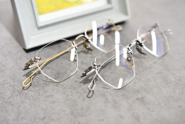 999.9 レアモデルTW-45T リムレス メガネ(度あり)ブラック 999.9 レアモデルTW-45T リムレス メガネ(度あり)ブラック 999.9