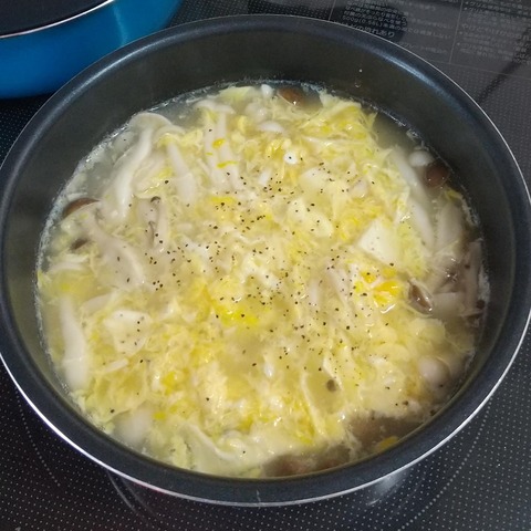 洋風かきたまスープ (2)